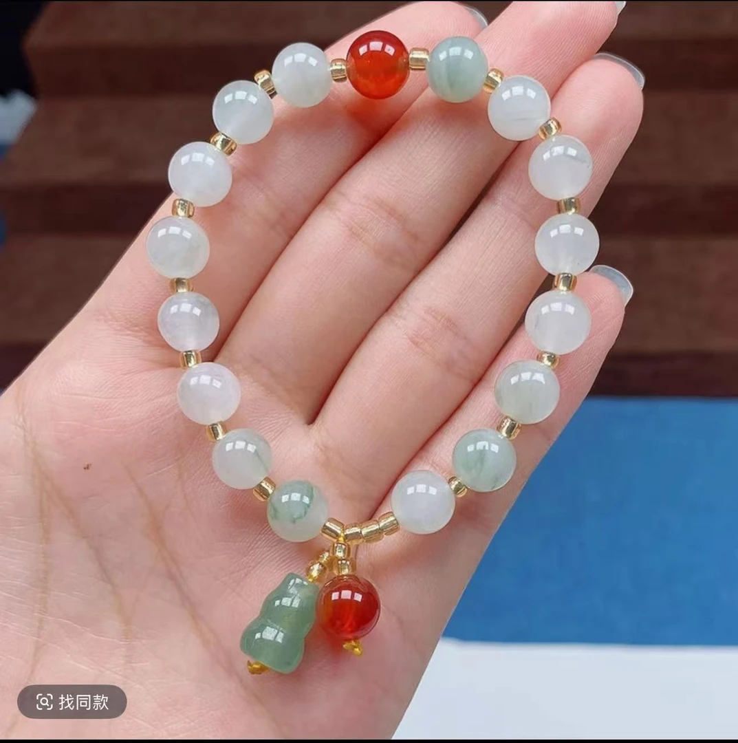 天山翠手串福利10mm