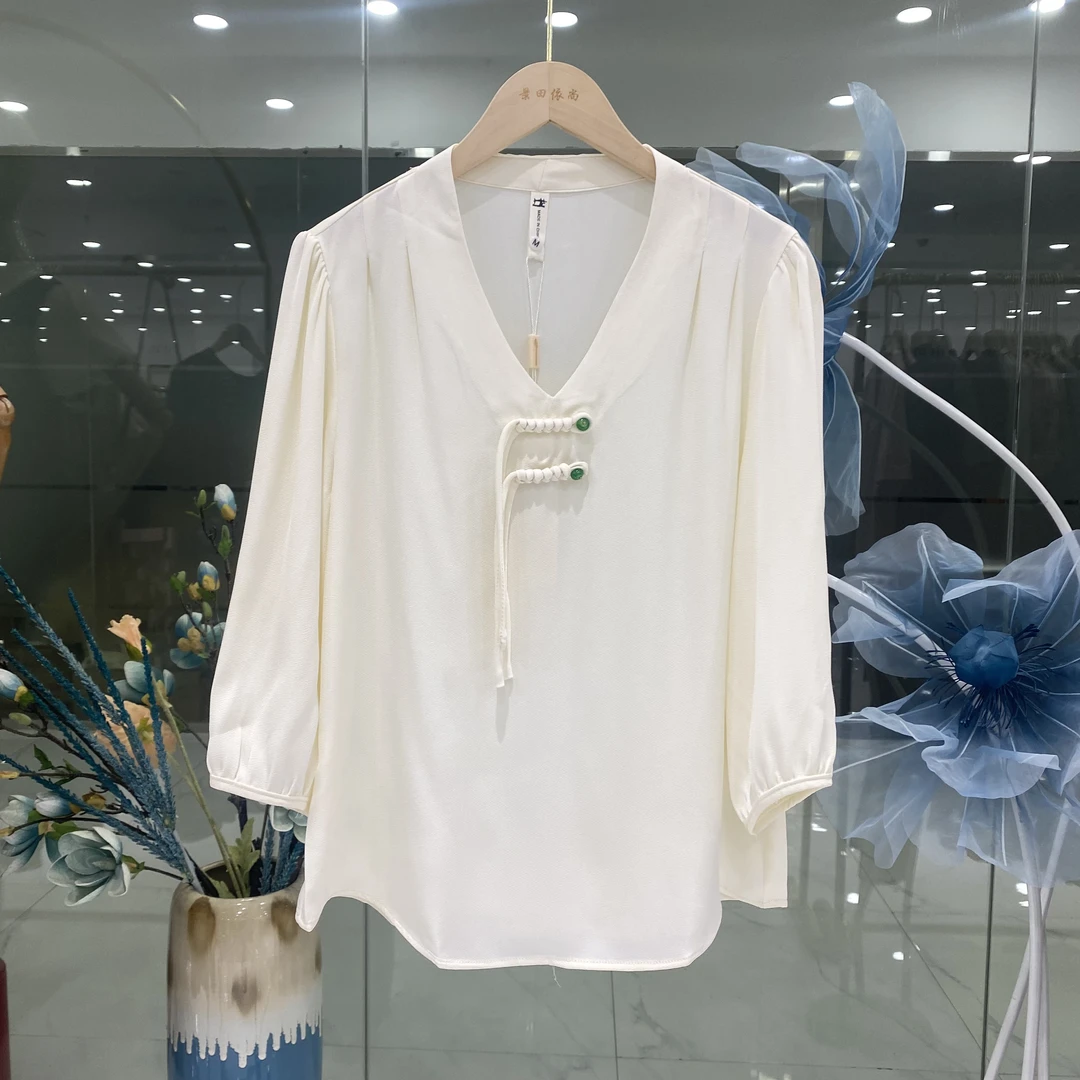 【MX19】新款春季时尚百搭小衫春夏气质洋气小衫