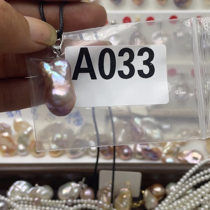 淡水珍珠银S925镶嵌颈饰