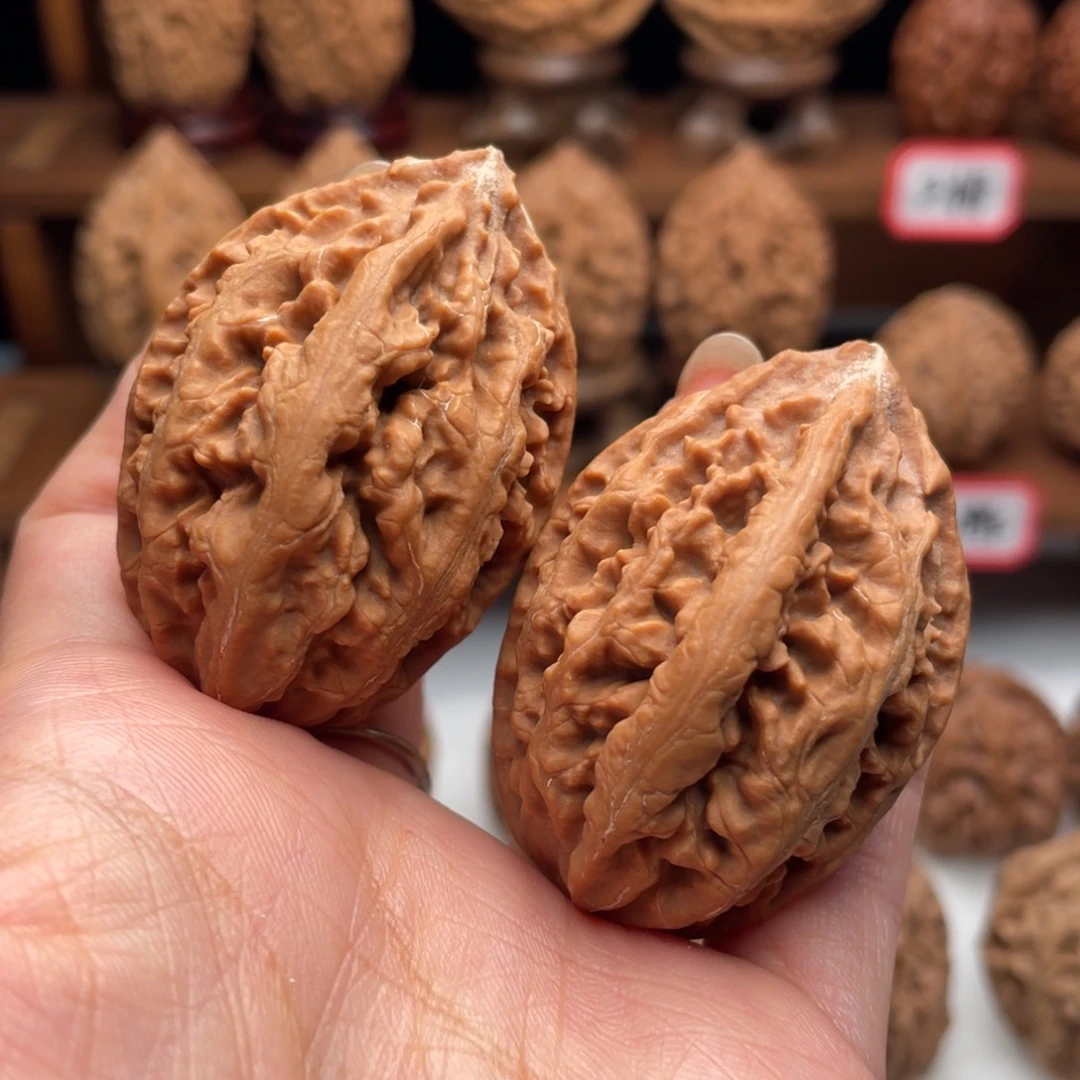 文玩核桃把件楸子16