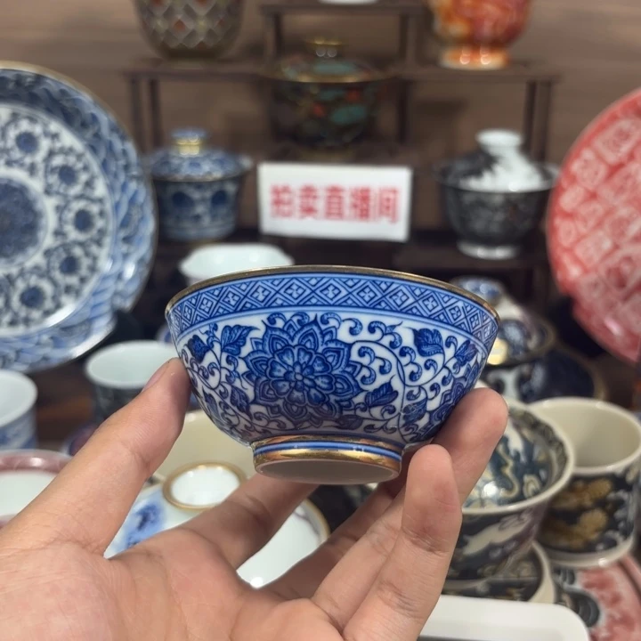 隆***饭景德镇手工手绘陶瓷