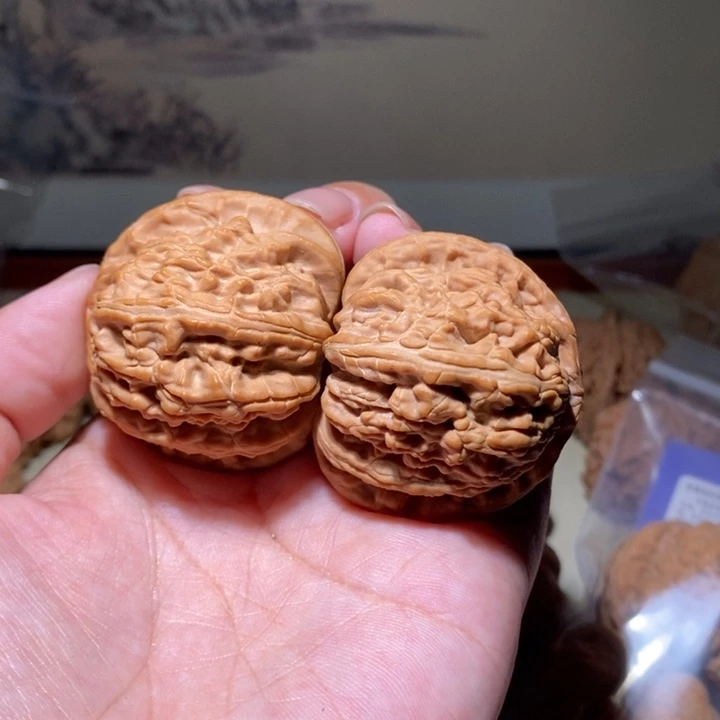 把件文玩核桃42白狮子