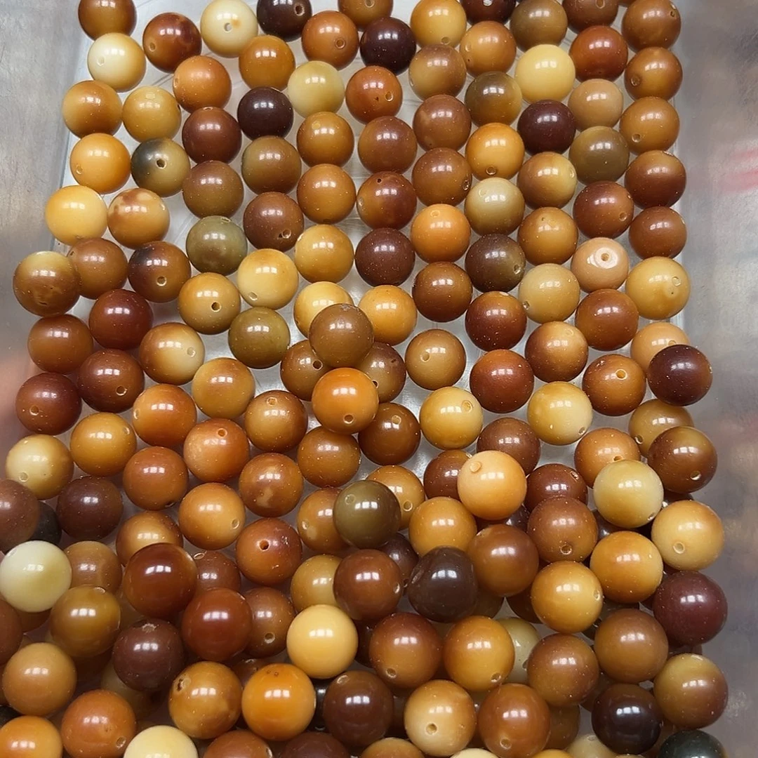 菩提根/象牙果手串微瑕非料虎破圆200颗