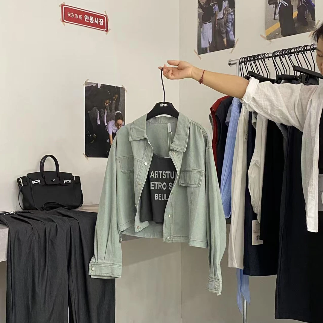 【ARONG阿荣家】套装86316-牛仔蓝灰色-F