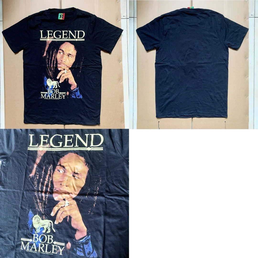 鲍勃·马利Bob Marley街头复古摇滚雷鬼牙买加vintage短袖T恤男