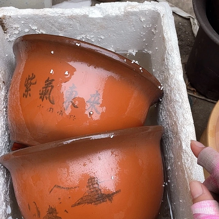 紫砂25/25紫气东来花盆花盆