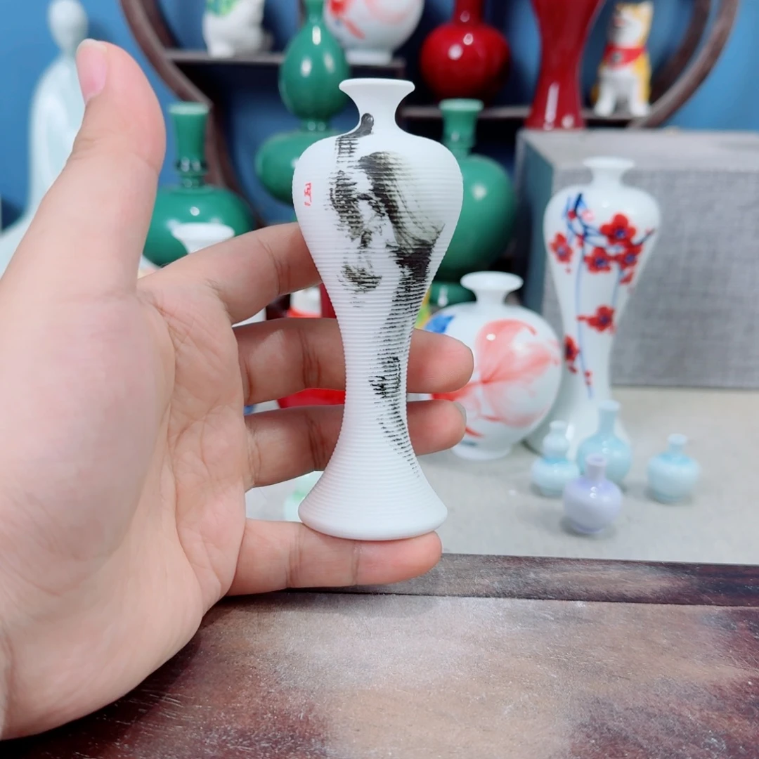 陶瓷手工小花器摆件