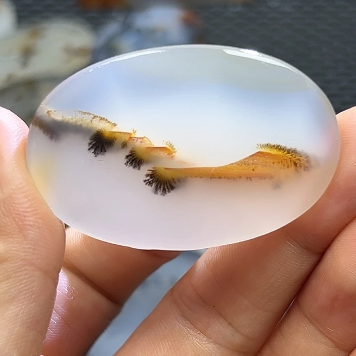 未镶嵌玛瑙/玉髓珠宝半成品