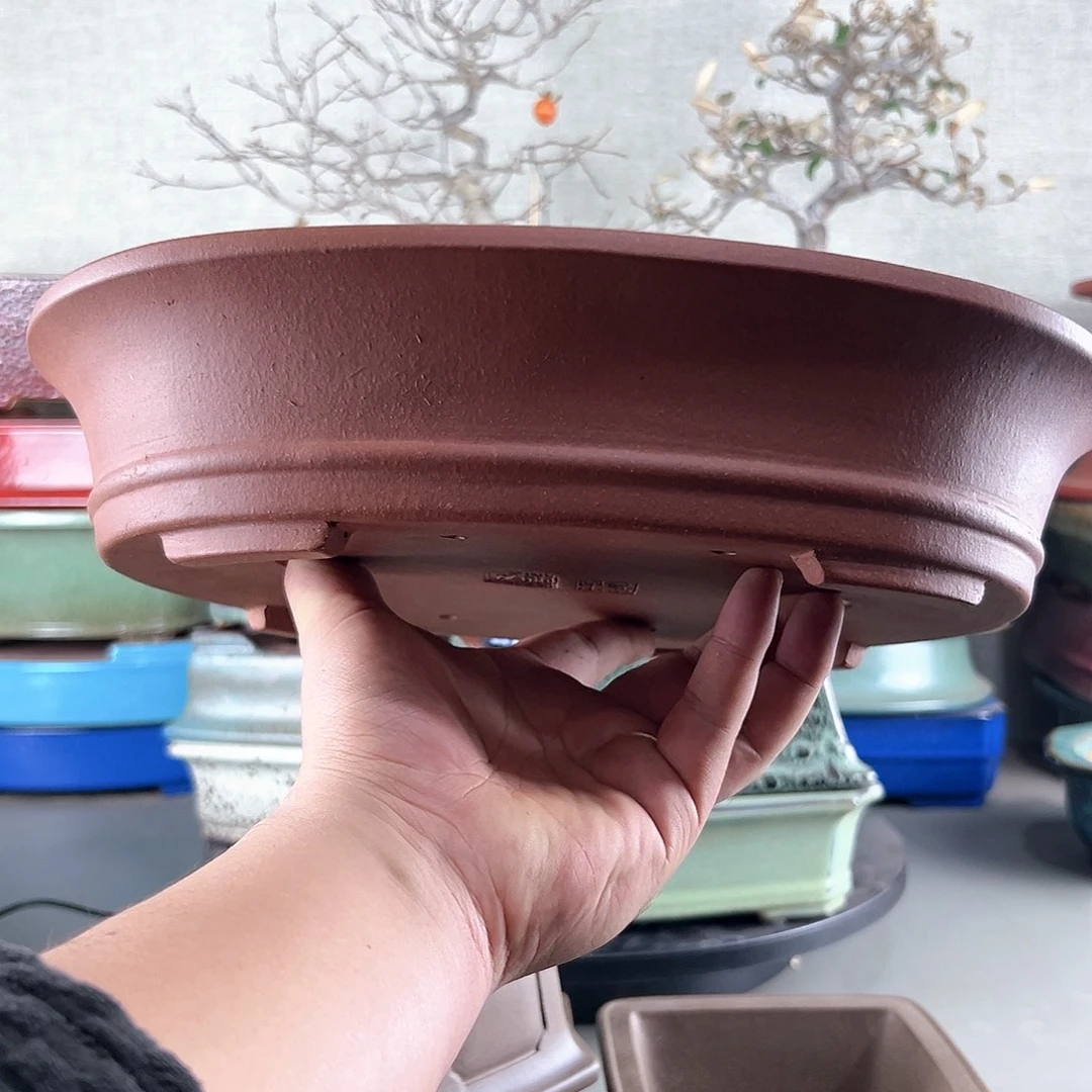 将小林紫砂椭圆32*26*7.5