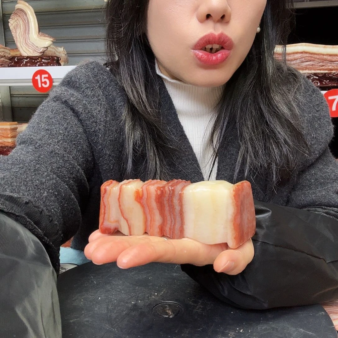 石材广西天然猪肉石头