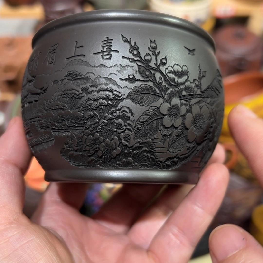 紫砂茶杯宜兴紫砂主人杯