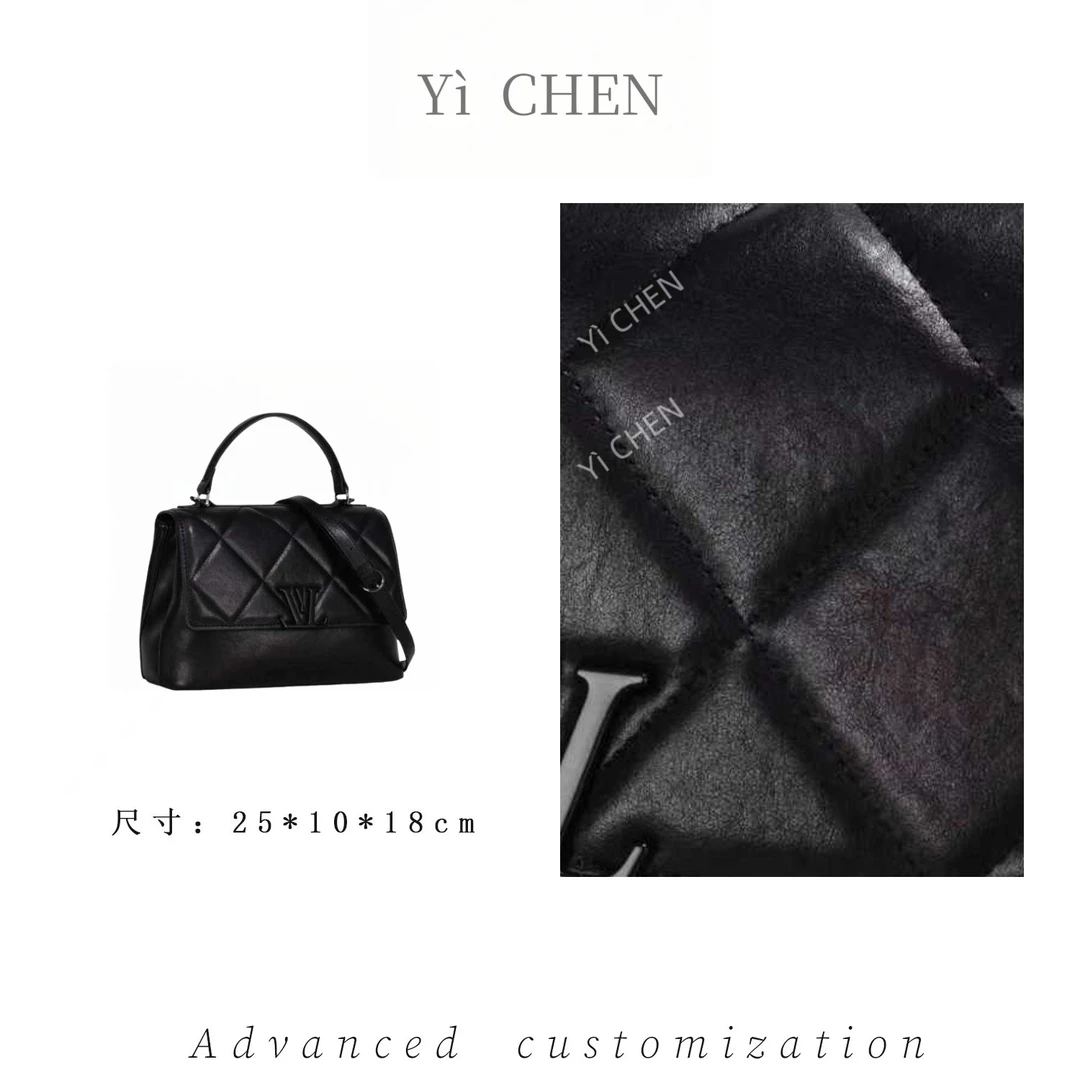 【Yì CHEN】GQ-77411-黑色 简约时尚女士新款轻奢单肩斜跨包