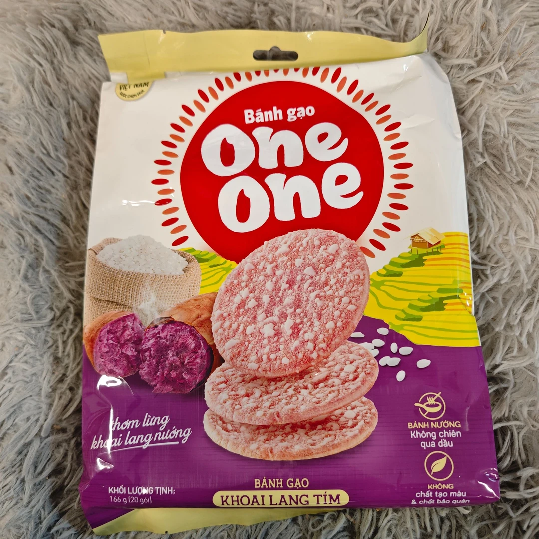 越南进口oneone紫薯雪饼