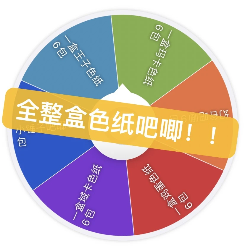 【福福转盘】咒术回战色纸徽章 同人二创盲盒