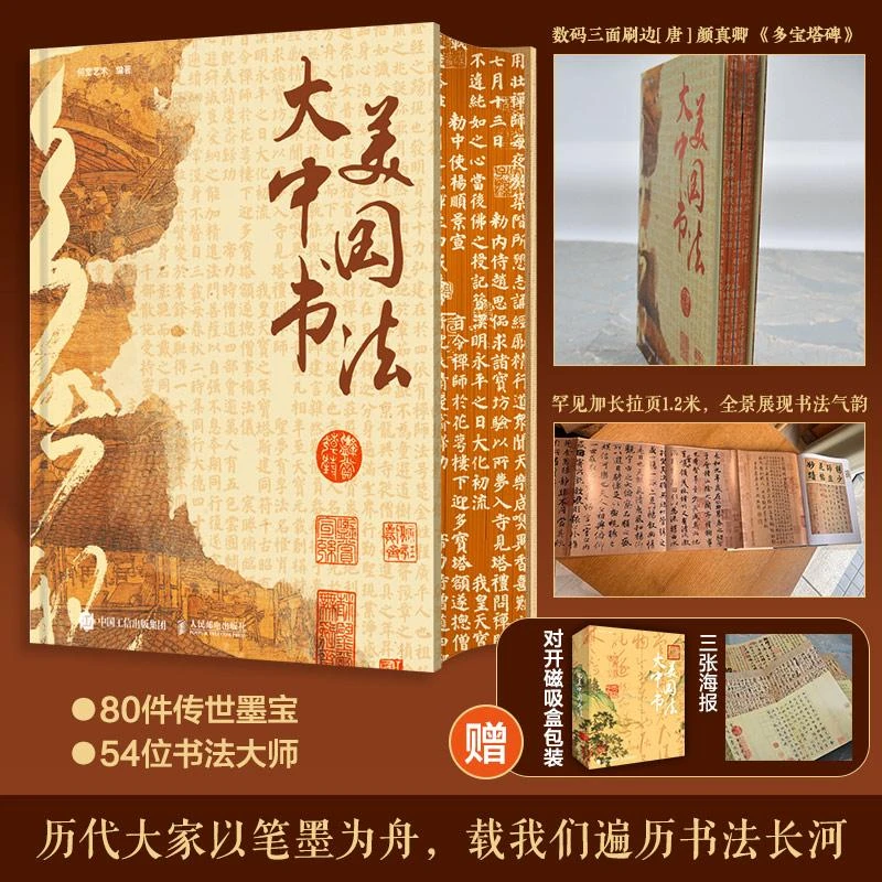 大美中国书法 中国国宝书法全书 书法经典碑帖鉴赏赏析解读
