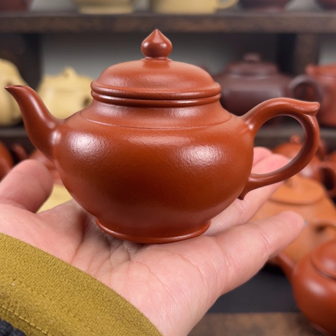 紫砂茶壶全手笑樱120毫升