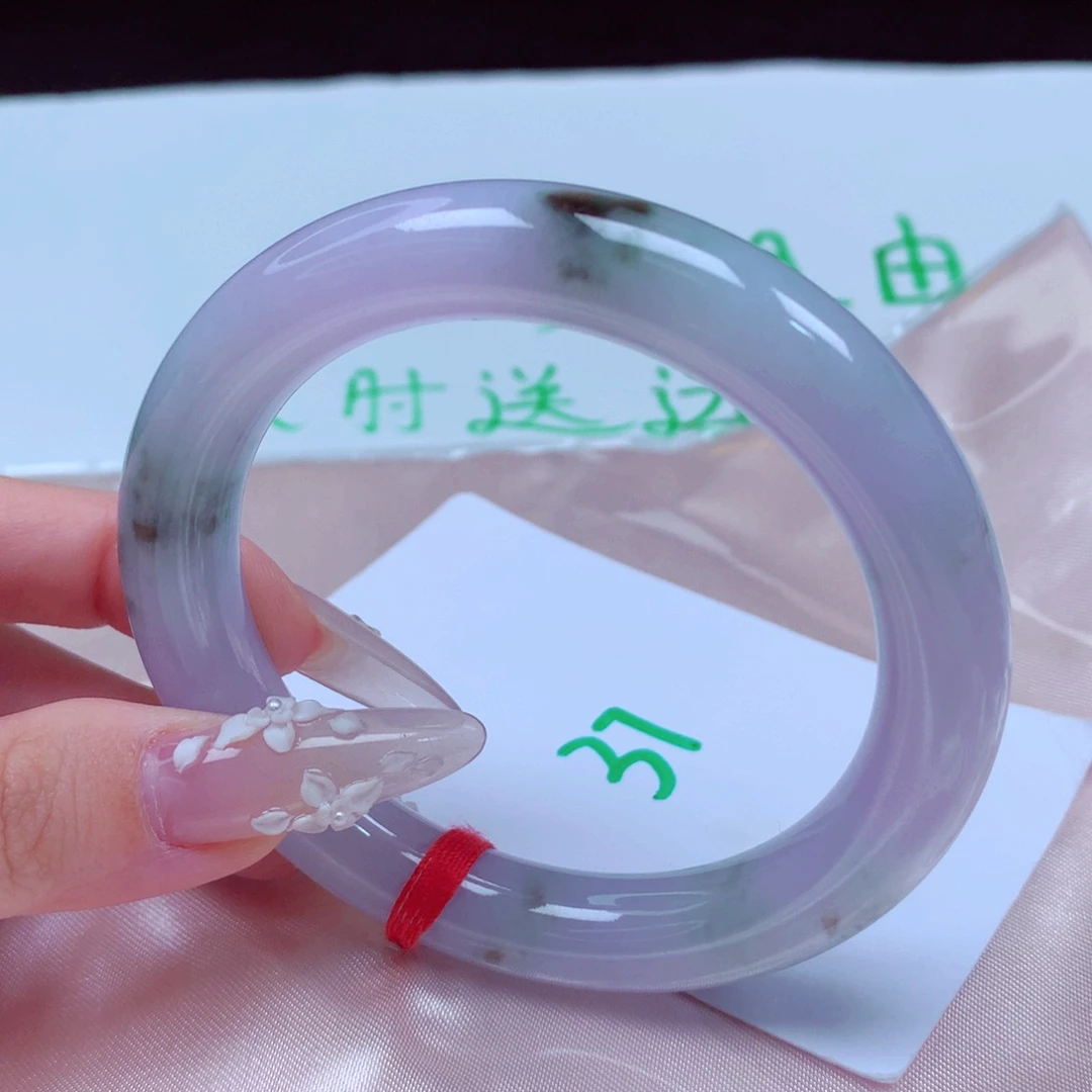 未镶嵌手镯翡翠天然缅甸翡翠A货手镯 37号
