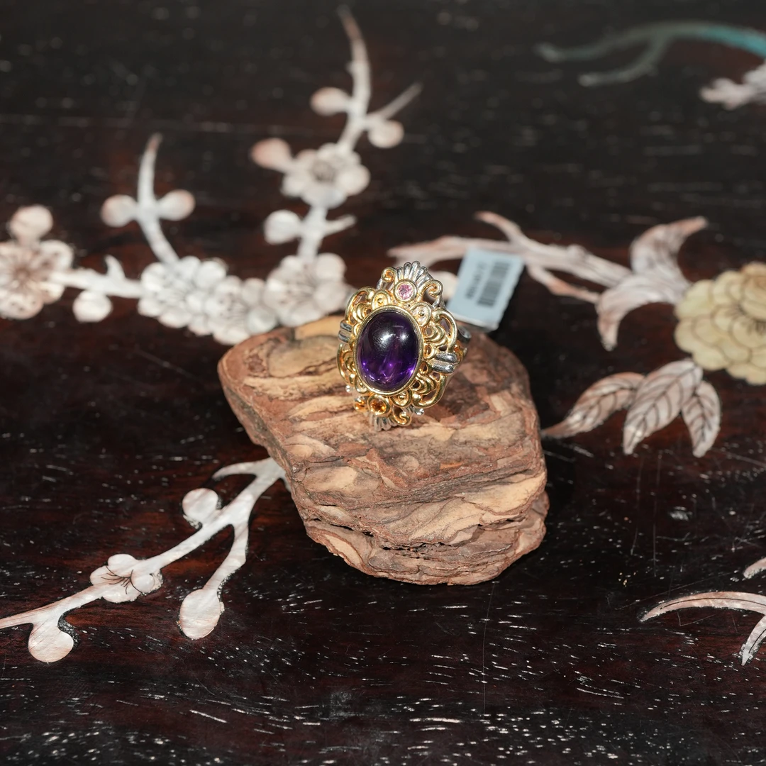 1.12香港王老板-水晶镶嵌戒指o74