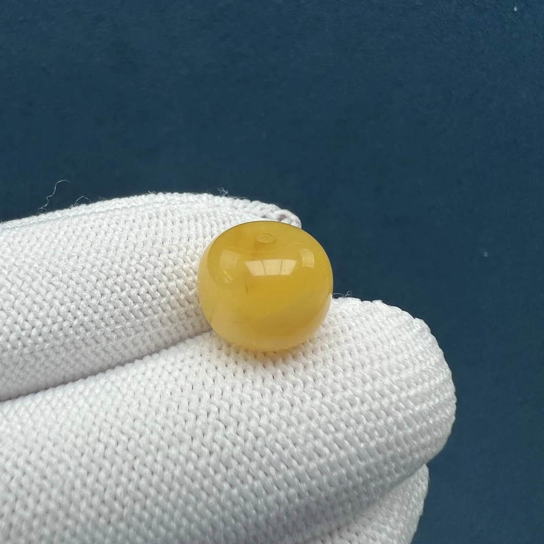 B9869天然原矿蜜蜡【微瑕】老型 11.8*9.3mm 支持复检 假一罚十
