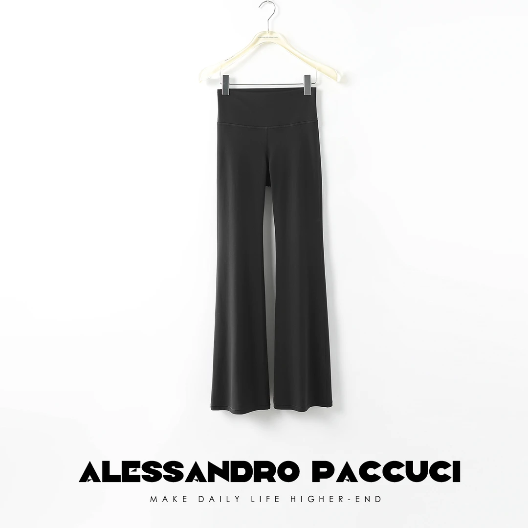 AP洛哥21971X【喇叭瑜伽裤】无痕裸感轻磨毛时尚显瘦休闲长裤