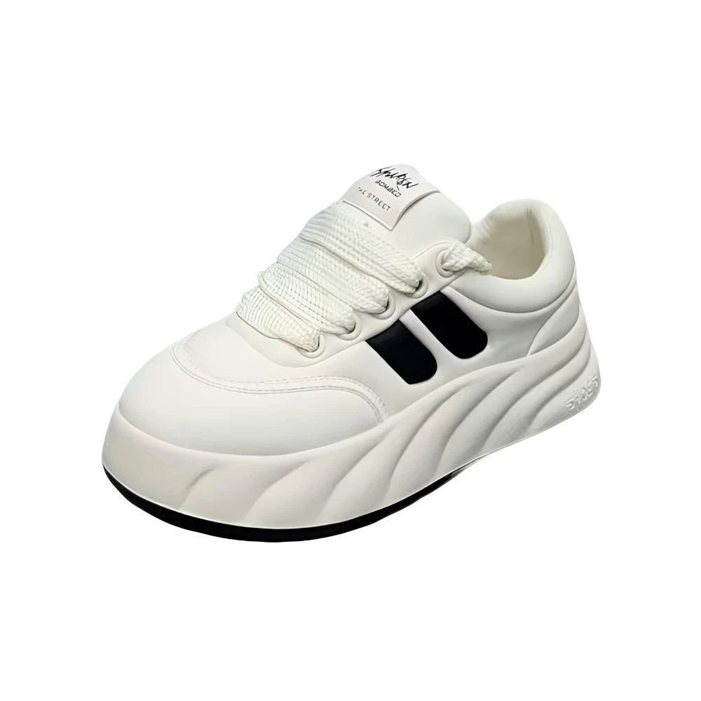 一仓20387  766真皮厚底小白鞋 （标准尺码）