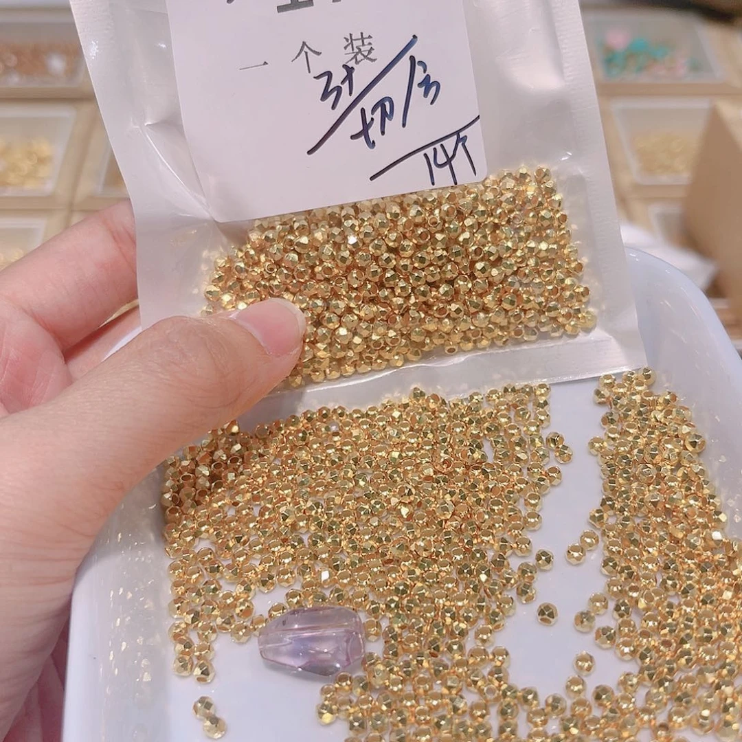 紫晶珠宝半成品银S925镀金镶嵌17