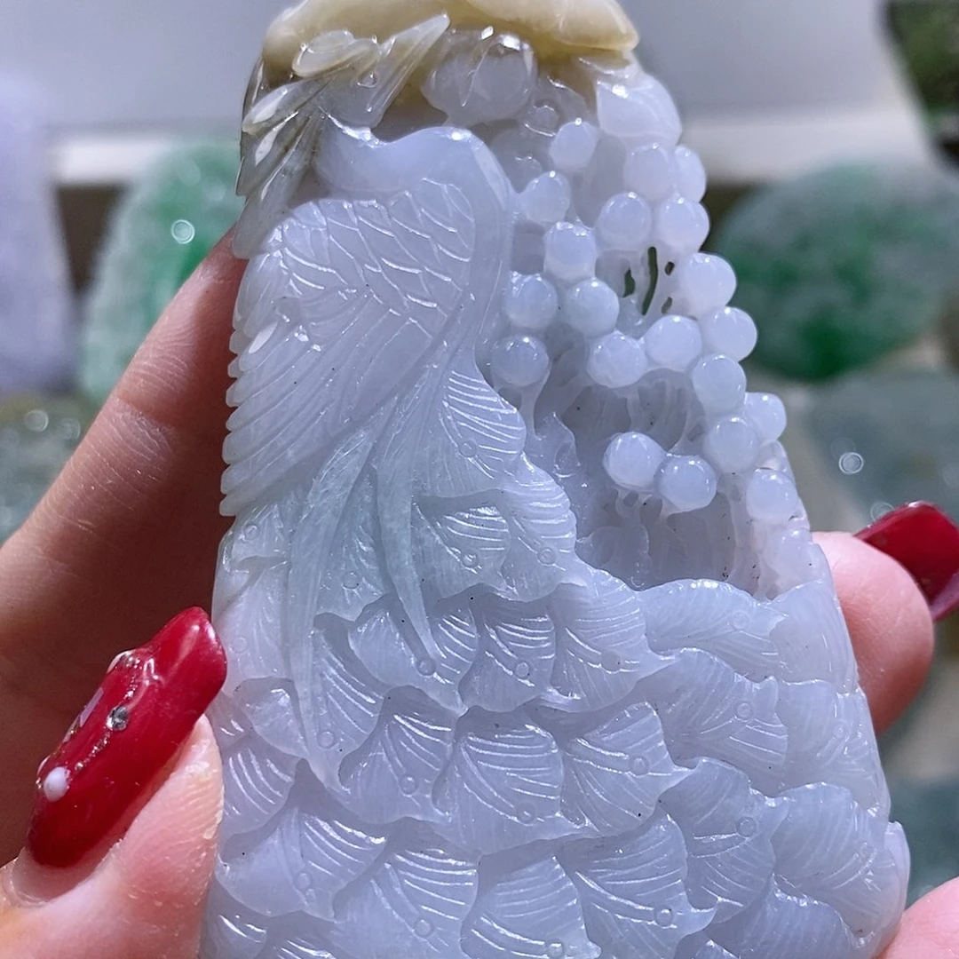 【闪购商品】翡翠颈饰未镶嵌凤凰
