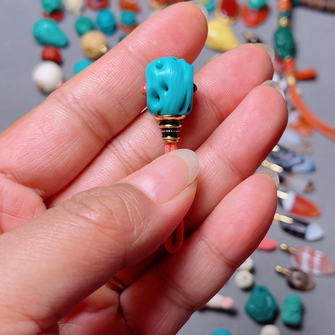 T***A未镶嵌绿松石配饰配饰