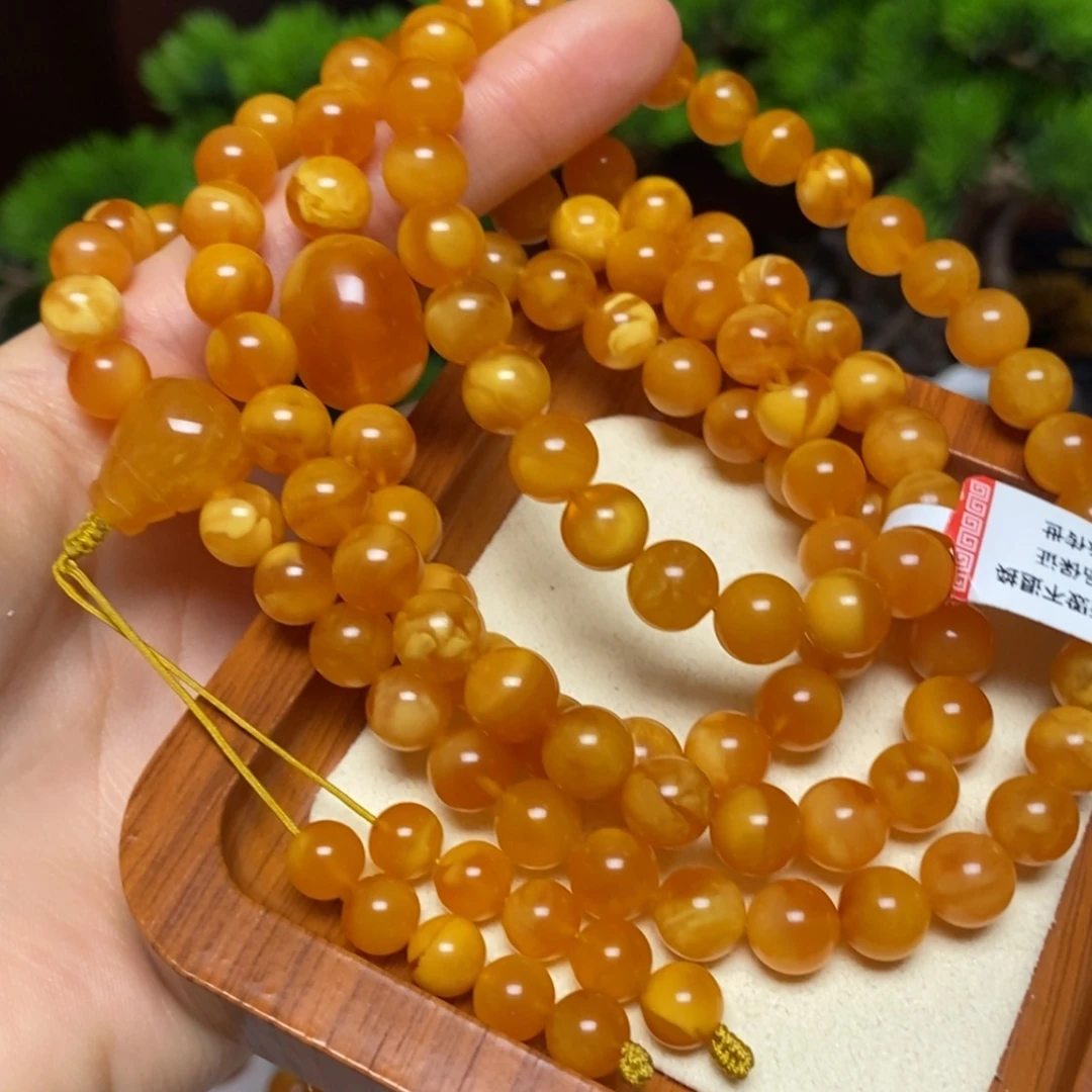 【闪购商品】蜜蜡颈饰未镶嵌项链