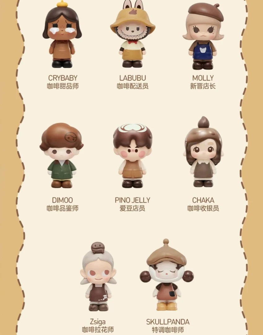 【拆盒】咖啡工厂系列公仔萌粒