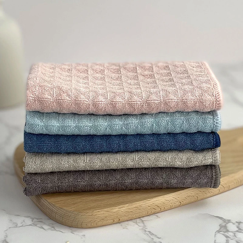 华夫格抹布百洁布咖啡厅奶茶店清洁吸水百洁布厨房家用