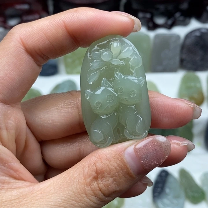 和田玉（糖玉）未镶嵌颈饰