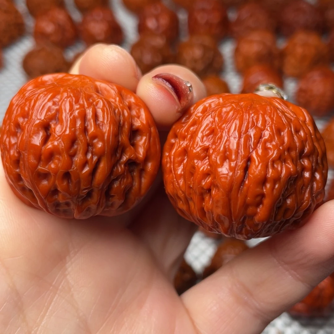 桃核吊坠文玩核桃 手把件 铁锤妹妹 37