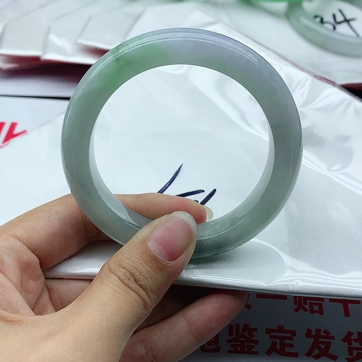 未镶嵌手镯翡翠30110