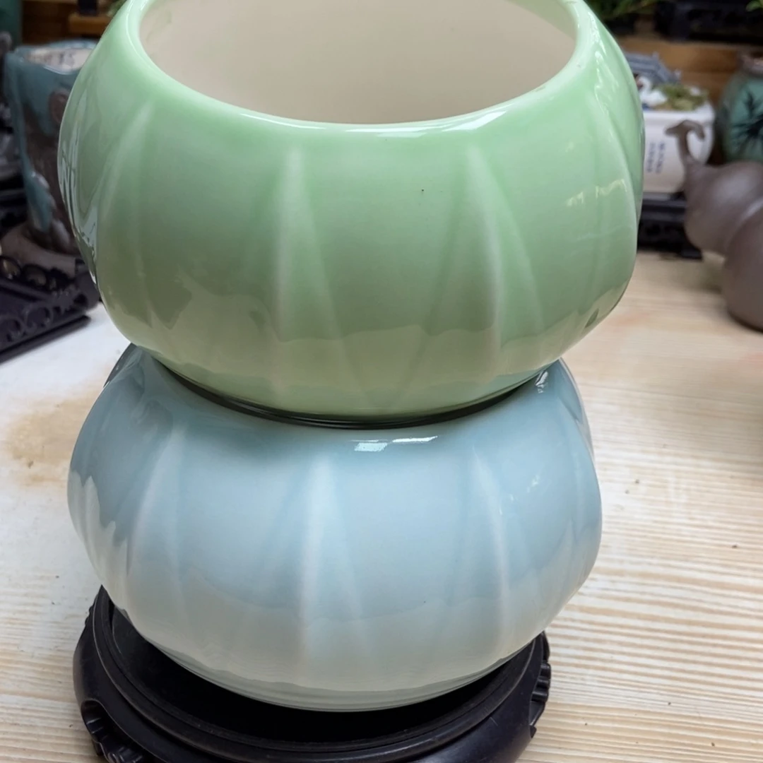 瓷片陶瓷花盆陶瓷艺术