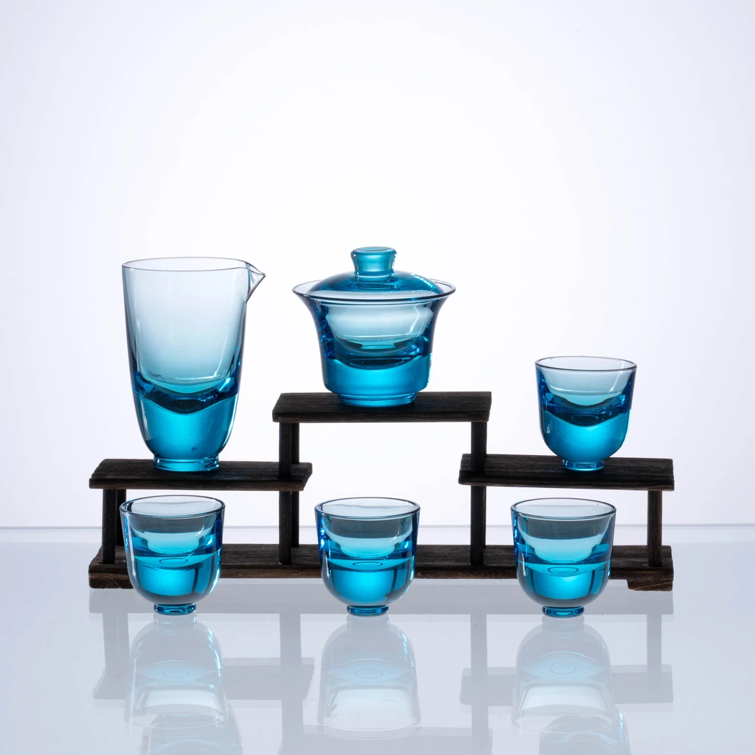 仓一美术馆【东方既白】轻奢中式美式意式极简餐桌玄关艺术茶具摆件