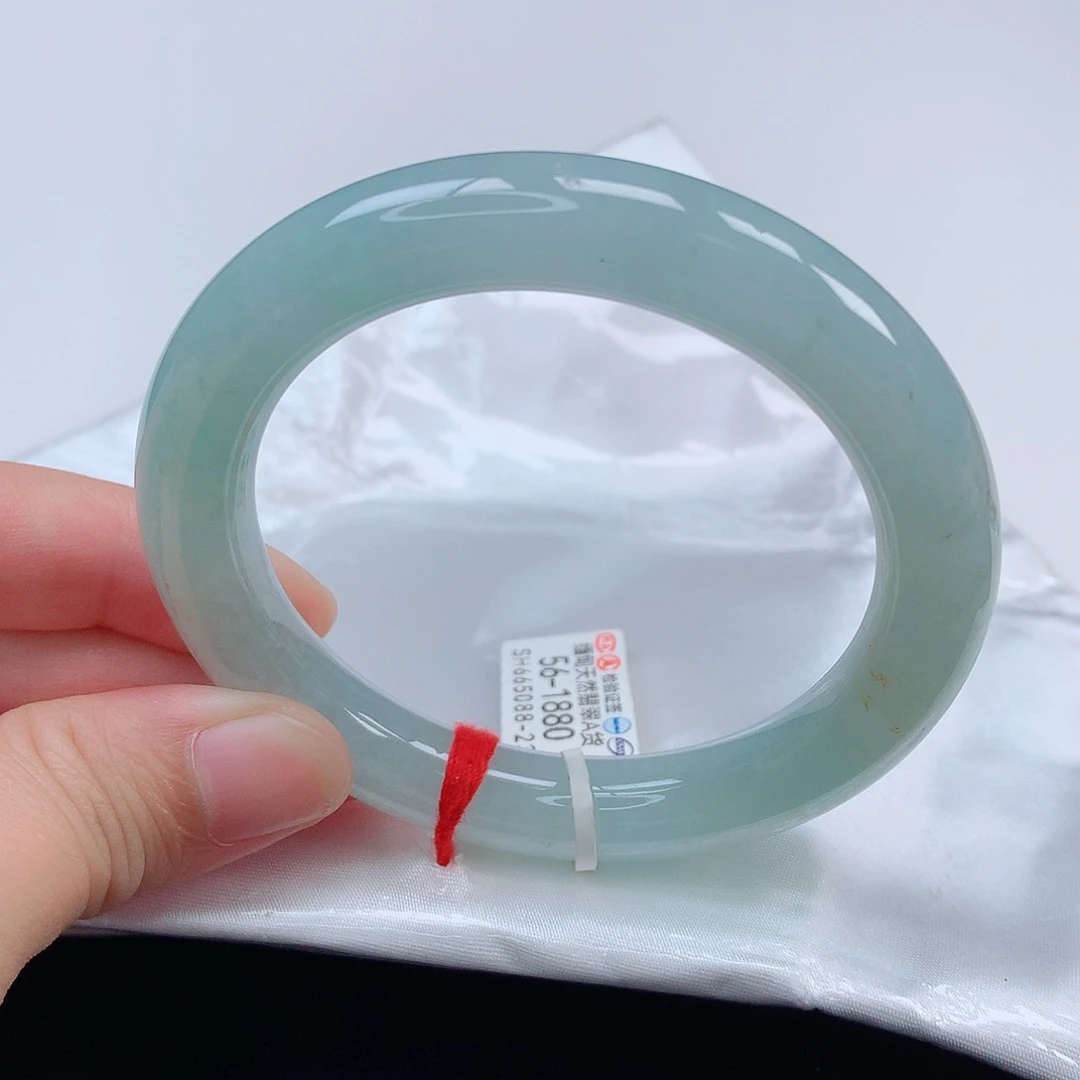 未镶嵌手镯翡翠56圆条