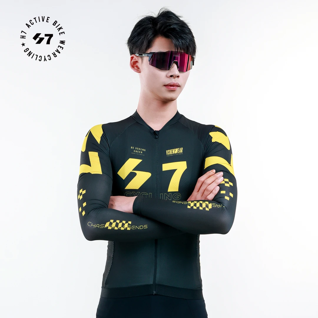 H7「25款新品-速影男款」春夏长袖专业高端骑行服速干透气轻薄