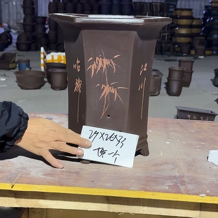 紫砂花盆手工制作14