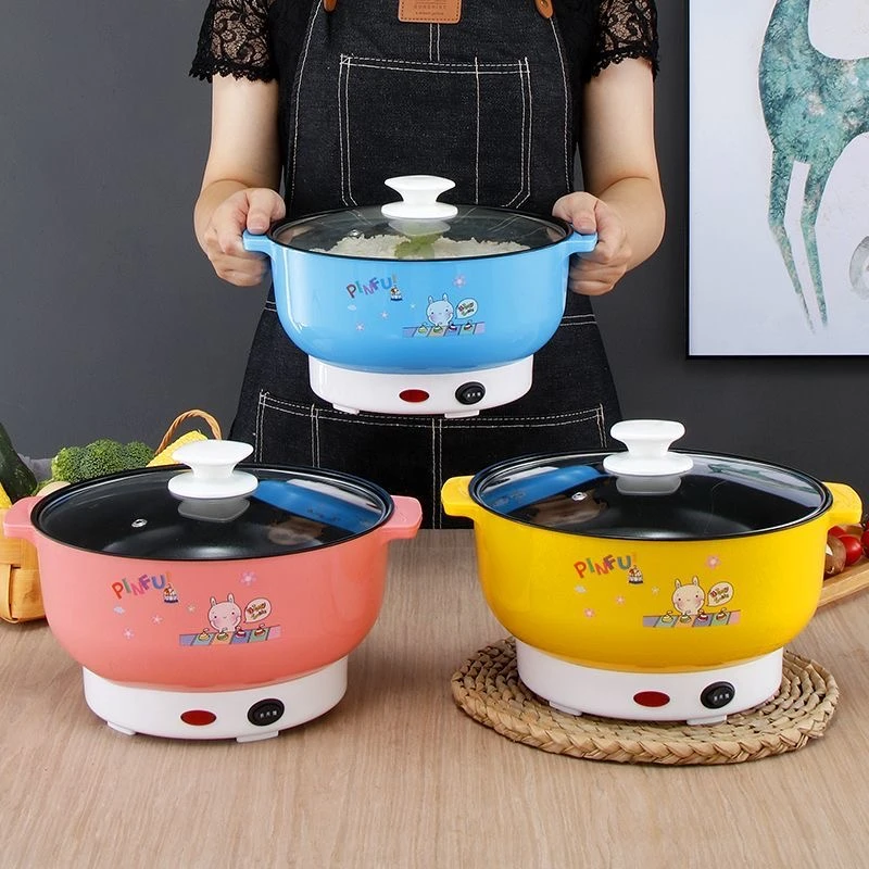 电炒锅家用电热锅多功能煮饭炒菜一体锅火锅神器学生宿舍锅煮面锅