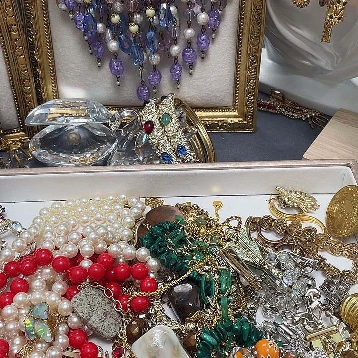 合成碳硅石纯铜vintage 首饰清库存