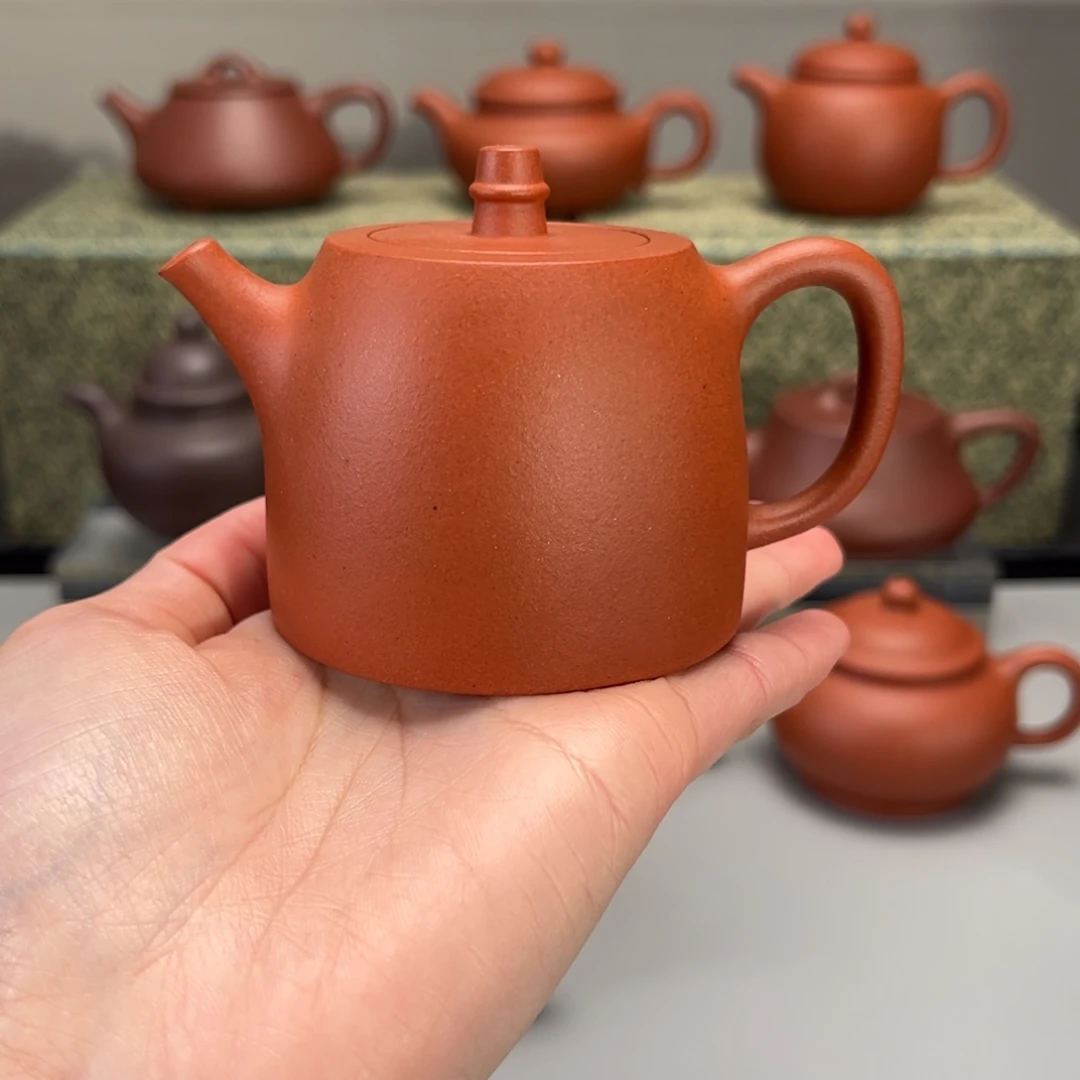 紫砂茶壶小红泥汗铎150c c