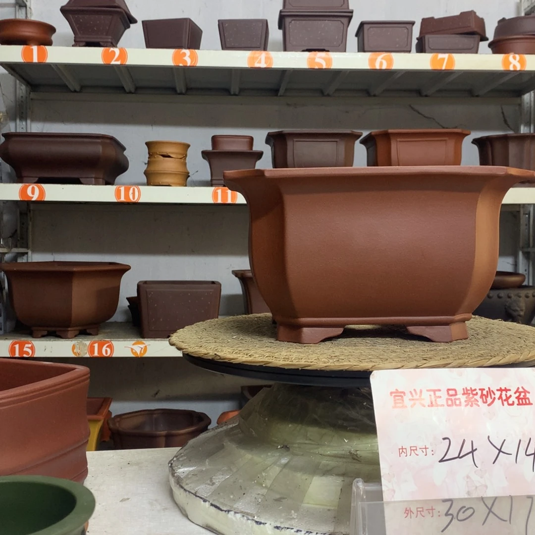 花盆紫砂精品紫砂花盆包邮