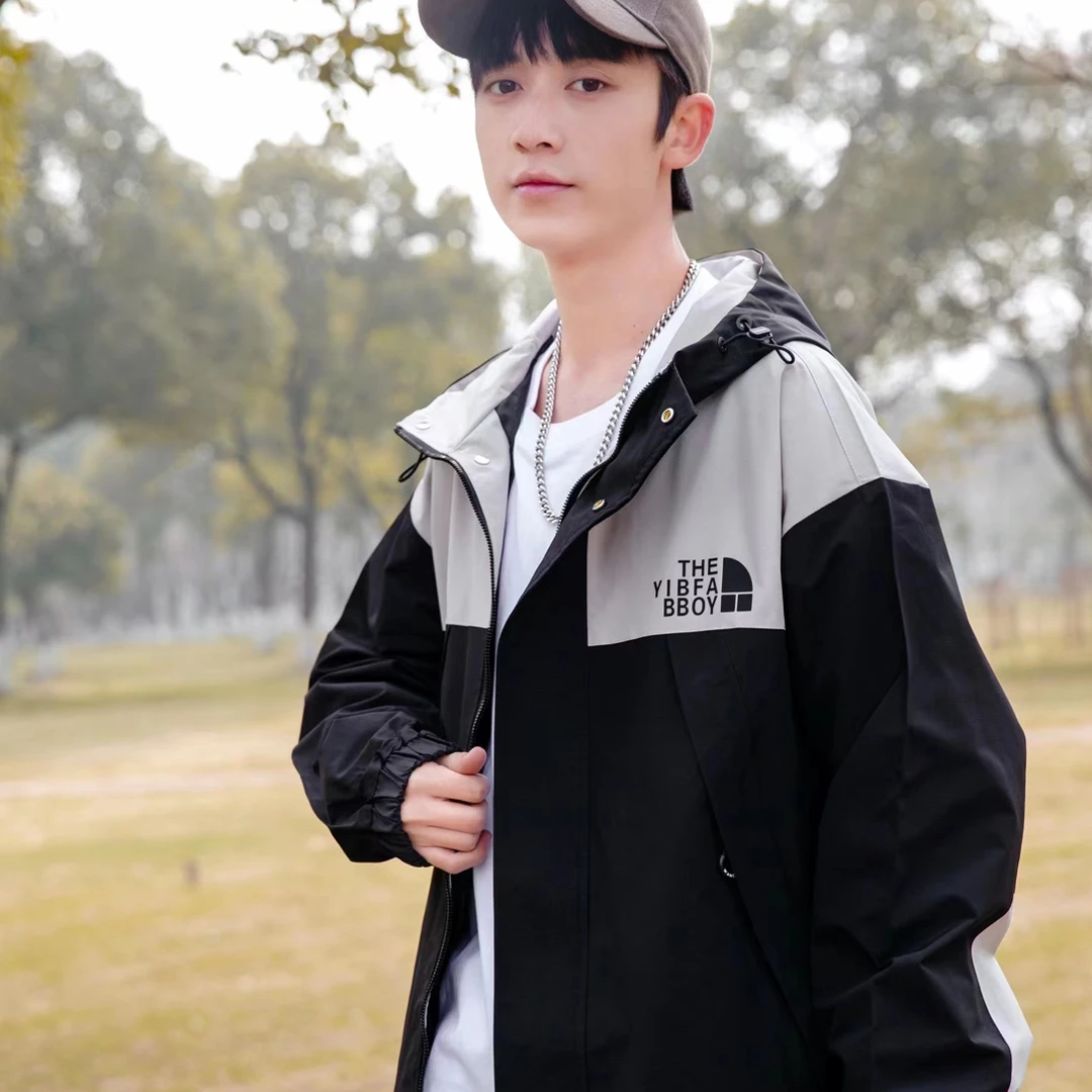 82401#青少年 秋款 风衣外套男孩女孩时尚休闲外套运动户外