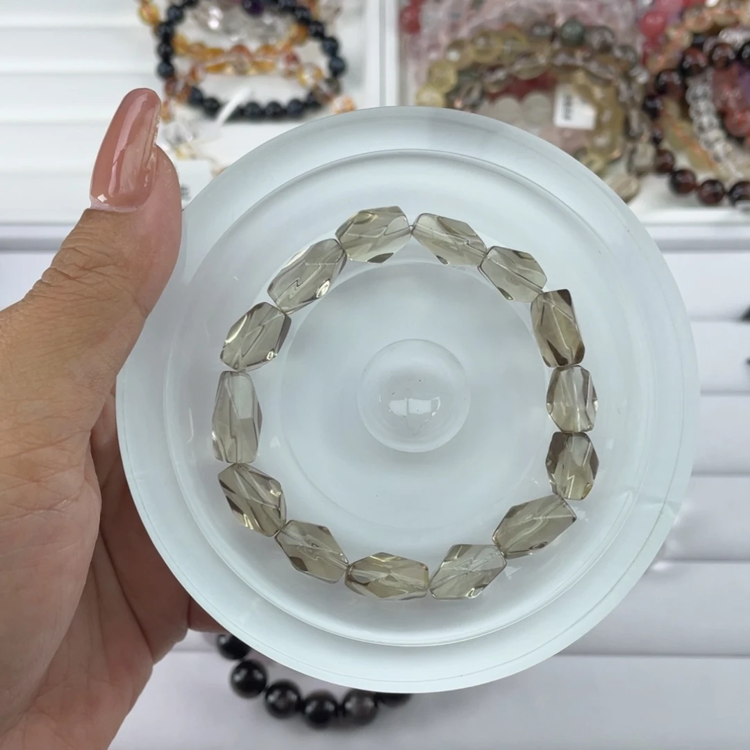 手串水晶未镶嵌007茶水晶随行8m+