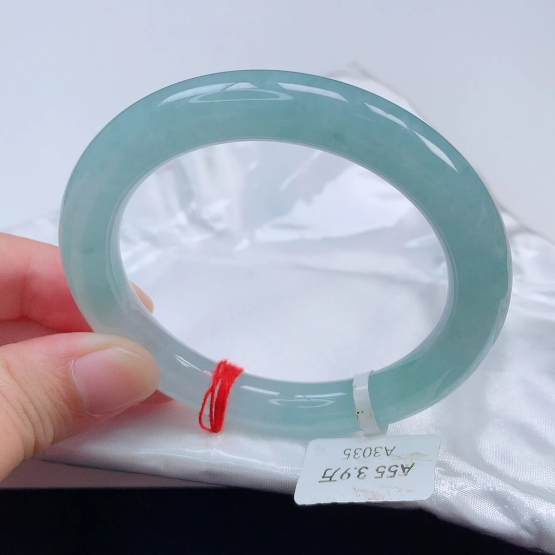 未镶嵌手镯翡翠55圆条