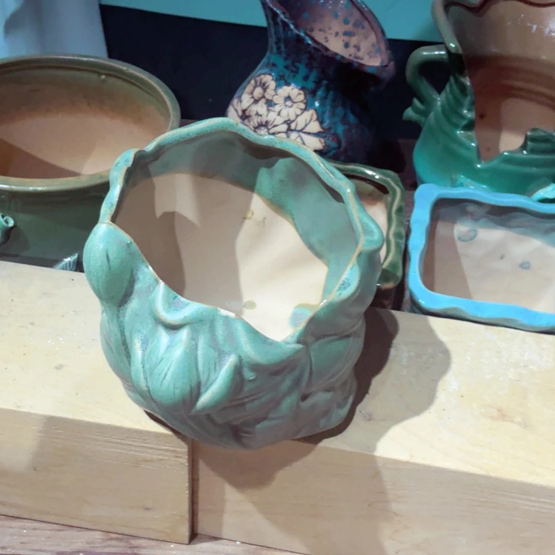 紫砂花盆粗陶盆醋