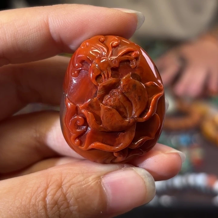 南红玛瑙未镶嵌颈饰南红