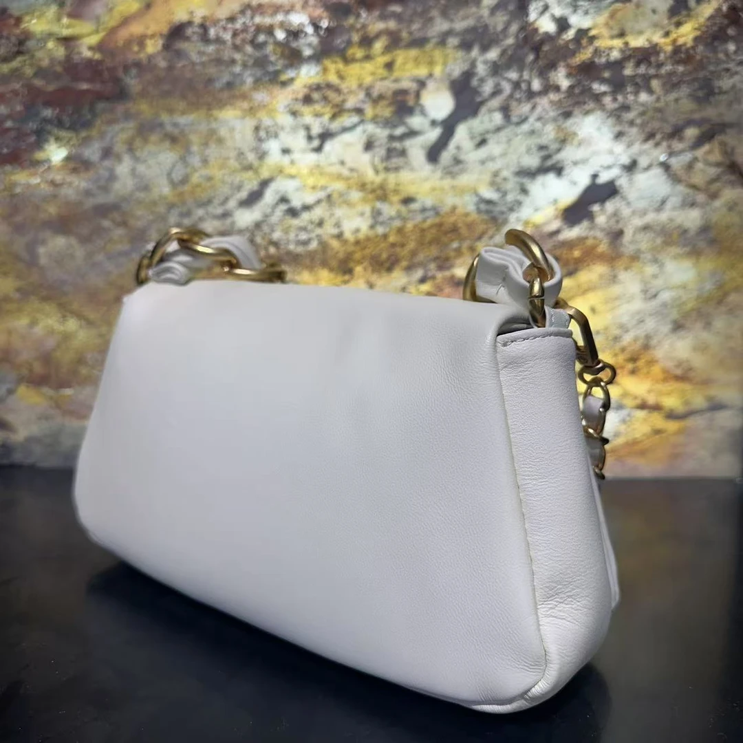 HIRMRIS手工真皮包1168-白-梯香