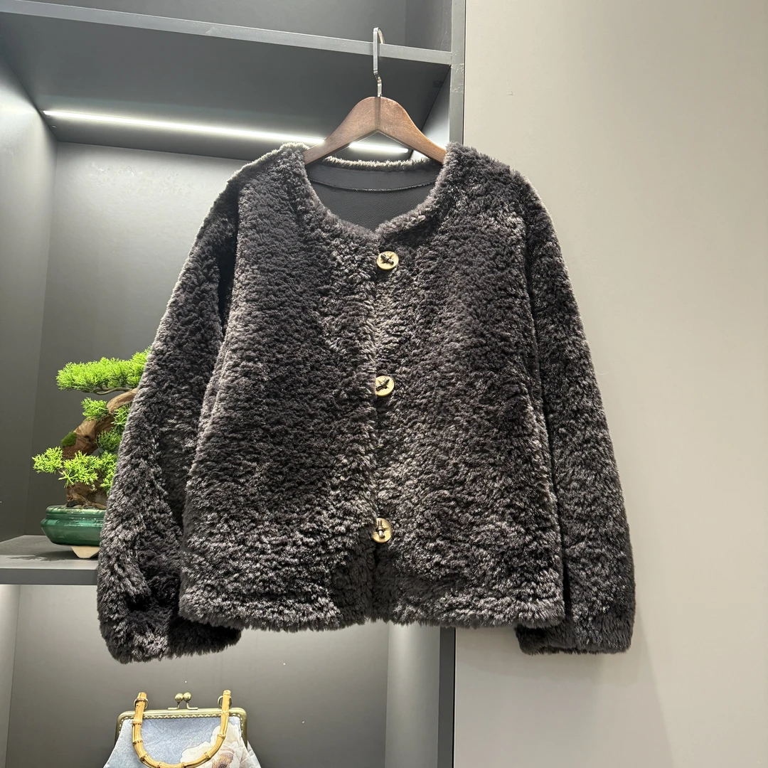 2025秋冬外套休闲保暖加绒上衣7162